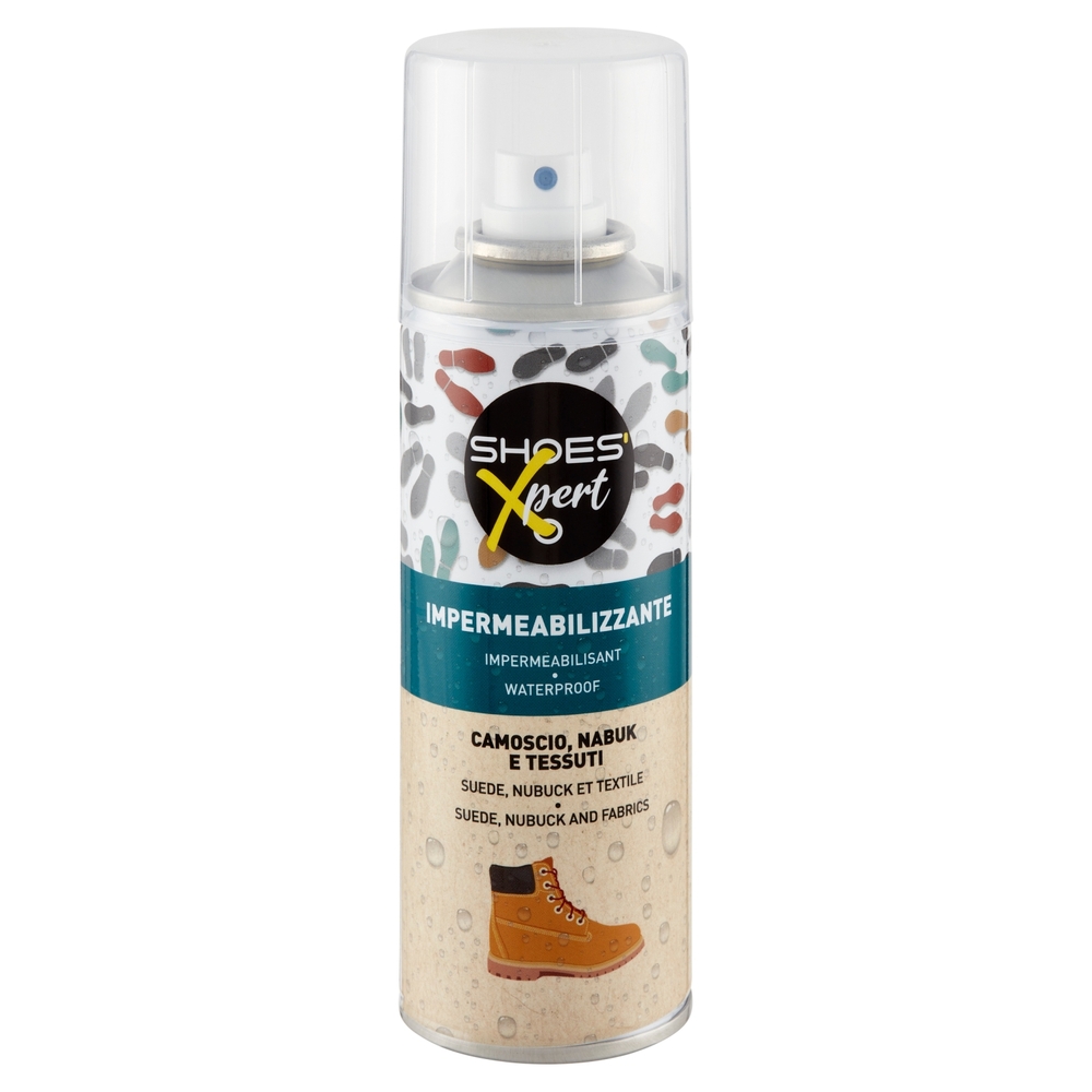 Shoes'Xpert Impermeabilizzante Camoscio, Nabuk e Tessuti 200 ml